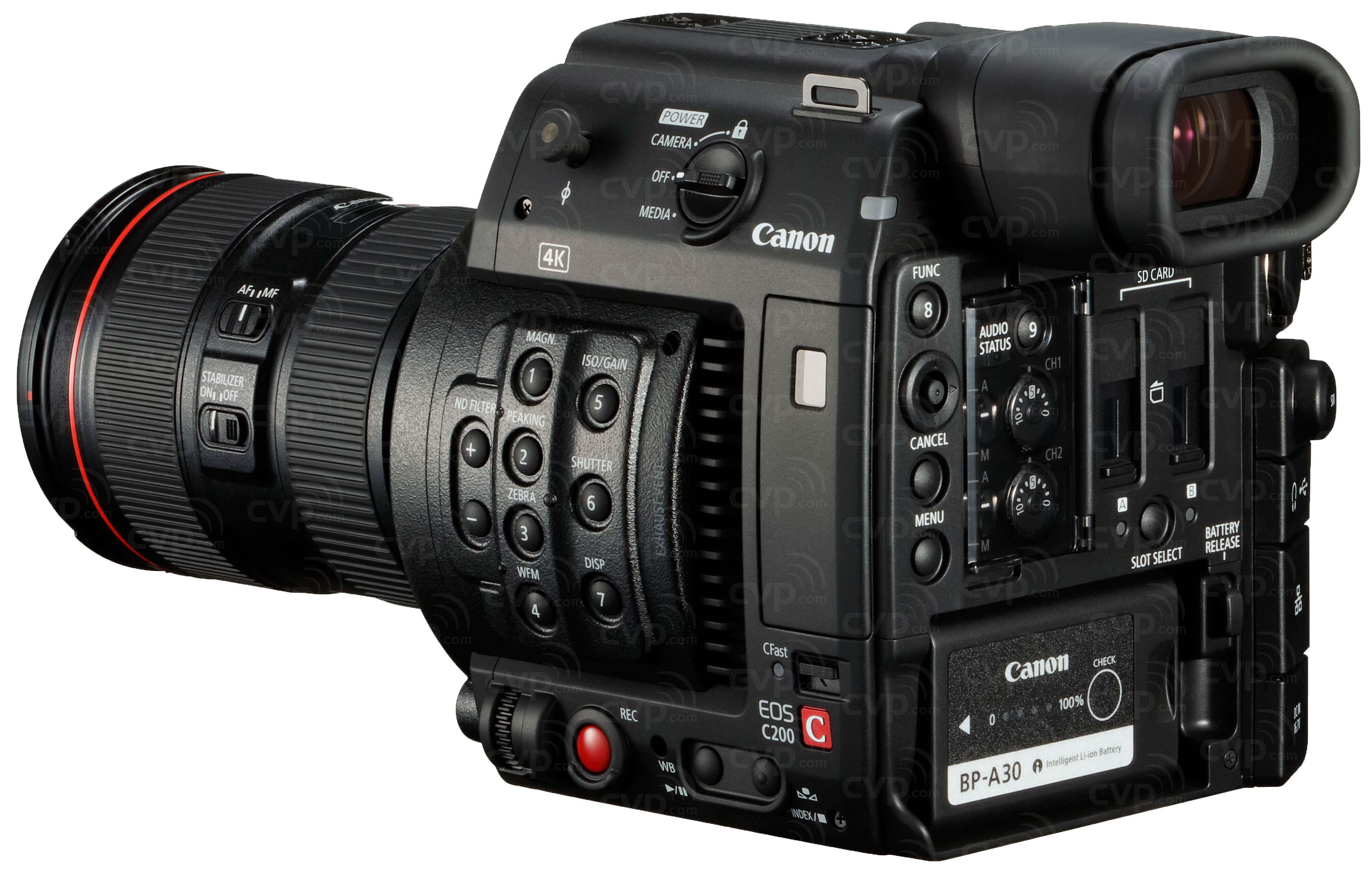 Buy Canon Cinema EOS C200 EF Super 35mm 4K Digital Cinematography Camcorder and 24105mm f/4.0