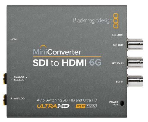 Blackmagic Design Mini Converter - SDI to HDMI 6G  (p/n CONVMBSH4K6G)