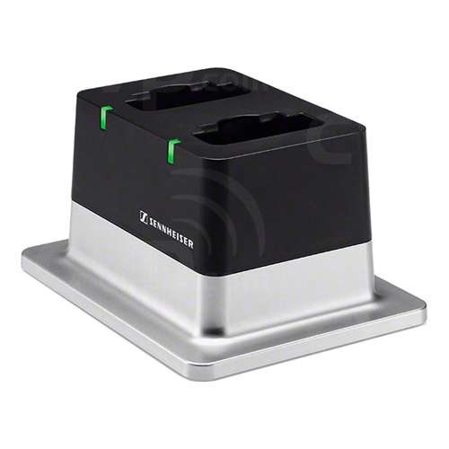Sennheiser CHG 2 UK 2-Bay Table Top Charger with Power Supply Compatible with the Evolution Wireless D1 Series (p/n 506218)