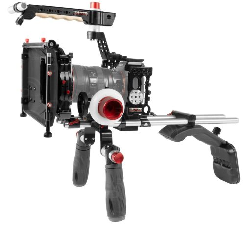 SHAPE Sony A7 III Series Shoulder Mount Kit including Matte Boxe 4x4 and Follow Focus (p/n A73SMKIT)