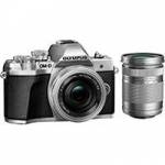 Olympus OM-D E-M10 Mark III 16.1MP Digital System Camera with 14-42mm EZ Lens and 40-150mm Lens - Silver or Black (p/n V207074SE000 / V207074BE000) Olympus OM-D E-M10 Mark III 16.1MP Digital System Camera with 14-42mm EZ Lens and 40-150mm Lens - Silver or Black (p/n V207074SE000 / V207074BE000)