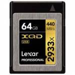 Lexar (LXQD64GCRBEU2933) 64GB Professional 2933x XQD Memory Card Lexar (LXQD64GCRBEU2933) 64GB Professional 2933x XQD Memory Card