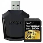 Lexar (LSD64GCRBEU2000R) Professional SDXC 64GB 2000x 300MB/s SDXC UHS-II Memory Card Lexar (LSD64GCRBEU2000R) Professional SDXC 64GB 2000x 300MB/s SDXC UHS-II Memory Card